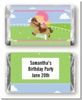 Horseback Riding - Personalized Birthday Party Mini Candy Bar Wrappers