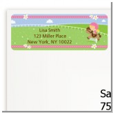 Horseback Riding - Birthday Party Return Address Labels