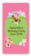 Horseback Riding - Custom Rectangle Birthday Party Sticker/Labels thumbnail