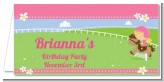 Horseback Riding - Personalized Birthday Party Place Cards