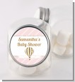 Hot Air Balloon Gold Glitter - Personalized Baby Shower Candy Jar thumbnail
