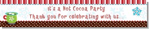 Hot Cocoa Party - Personalized Christmas Banners