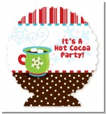 Hot Cocoa Party - Personalized Christmas Centerpiece Stand