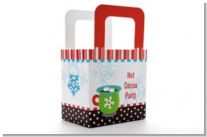 Hot Cocoa Party - Personalized Christmas Favor Boxes