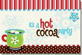 Hot Cocoa Party - Personalized Christmas Placemats