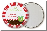 Hot Cocoa Party - Personalized Christmas Pocket Mirror Favors