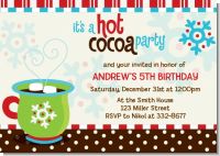 Hot Cocoa Party - Christmas Invitations