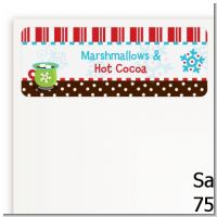 Hot Cocoa Party - Christmas Return Address Labels