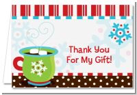 Hot Cocoa Party - Christmas Thank You Cards