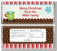 Hot Cocoa Party - Personalized Christmas Candy Bar Wrappers thumbnail