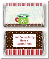 Hot Cocoa Party - Personalized Christmas Mini Candy Bar Wrappers