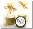 Hugs & Kisses From Mr & Mrs - Bridal Shower Gold Tin Candle Favors thumbnail