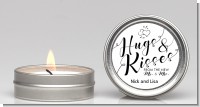 Hugs & Kisses From Mr & Mrs - Bridal Shower Candle Favors