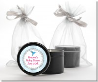 Hummingbird - Baby Shower Black Candle Tin Favors