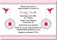 Hummingbird - Baby Shower Invitations