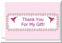 Hummingbird - Baby Shower Thank You Cards