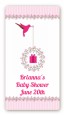 Hummingbird - Custom Rectangle Baby Shower Sticker/Labels thumbnail