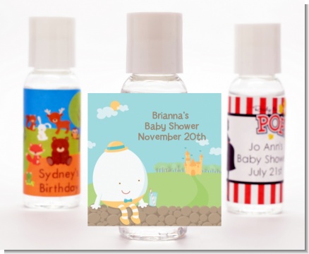 Humpty Dumpty - Personalized Baby Shower Hand Sanitizers Favors