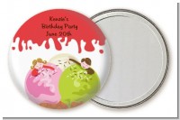 Ice Cream - Personalized Birthday Party Pocket Mirror Favors