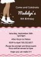 Ice Skating African American - Birthday Party Invitations thumbnail