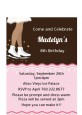 Ice Skating African American - Birthday Party Petite Invitations thumbnail