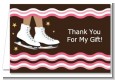 Ice Skating African American - Birthday Party Thank You Cards thumbnail