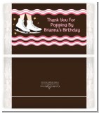 Ice Skating - Personalized Popcorn Wrapper Birthday Party Favors