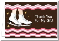 Ice Skating - Birthday Party Thank You Cards