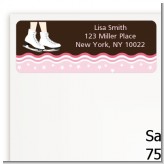 Ice Skating - Birthday Party Return Address Labels