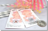 What's In My Diaper Girl - Baby Shower Scratch Off Game Tickets