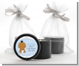 It's A Boy Chevron African American - Baby Shower Black Candle Tin Favors thumbnail