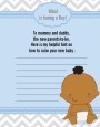 It's A Boy Chevron African American - Baby Shower Notes of Advice thumbnail