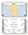 It's A Boy Chevron Asian - Personalized Baby Shower Mini Candy Bar Wrappers thumbnail