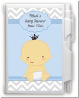 It's A Boy Chevron Asian - Baby Shower Personalized Notebook Favor