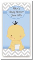 It's A Boy Chevron Asian - Custom Rectangle Baby Shower Sticker/Labels