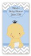 It's A Boy Chevron Asian - Custom Rectangle Baby Shower Sticker/Labels thumbnail