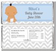 It's A Boy Chevron Hispanic - Personalized Baby Shower Candy Bar Wrappers thumbnail