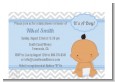 It's A Boy Chevron Hispanic - Baby Shower Petite Invitations thumbnail