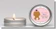 It's A Girl Chevron African American - Baby Shower Candle Favors thumbnail