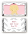 It's A Girl Chevron Asian - Personalized Baby Shower Mini Candy Bar Wrappers thumbnail