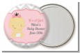 It's A Girl Chevron Asian - Personalized Baby Shower Pocket Mirror Favors thumbnail