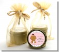 It's A Girl Chevron African American - Baby Shower Gold Tin Candle Favors thumbnail