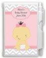 It's A Girl Chevron Asian - Baby Shower Personalized Notebook Favor thumbnail