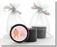 It's A Girl Chevron Hispanic - Baby Shower Black Candle Tin Favors thumbnail