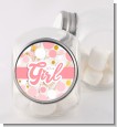 It's A Girl Pink Gold - Personalized Baby Shower Candy Jar thumbnail