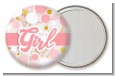 It's A Girl Pink Gold - Personalized Baby Shower Pocket Mirror Favors thumbnail