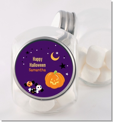 Jack O Lantern - Personalized Halloween Candy Jar