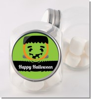 Jack O Lantern Frankenstein - Personalized Halloween Candy Jar