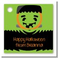 Jack O Lantern Frankenstein - Personalized Halloween Card Stock Favor Tags thumbnail
