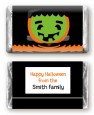 Jack O Lantern Frankenstein - Personalized Halloween Mini Candy Bar Wrappers thumbnail